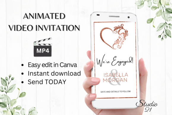 Digital Engagement Announcement W1920B: Your Next Canva Invitation