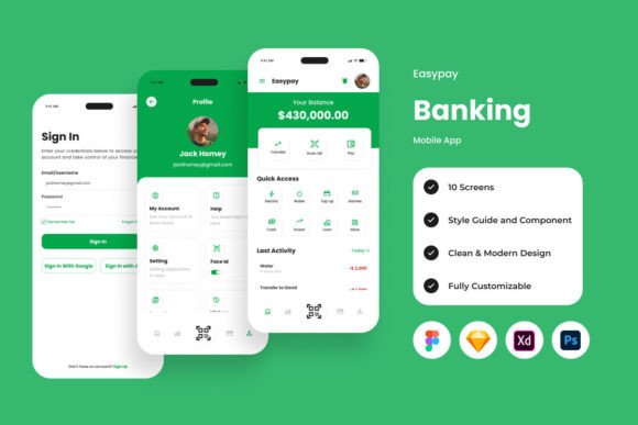 Easypay: The Minimalist UI Kit for Modern Fintech Apps